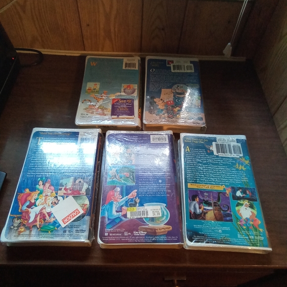 Vintage Factory Sealed Disney VHS Tapes - Picture 2 of 5